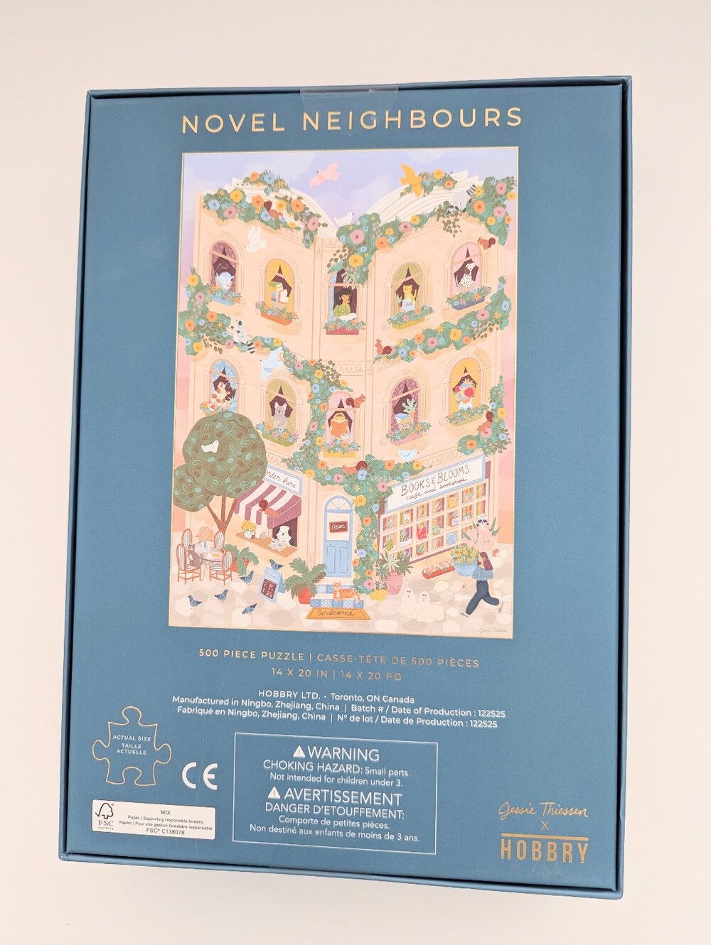 NEW IN BOX Hobbry "Novel Neighbours" 500-Piece Puzzle - Picture 5 of 7